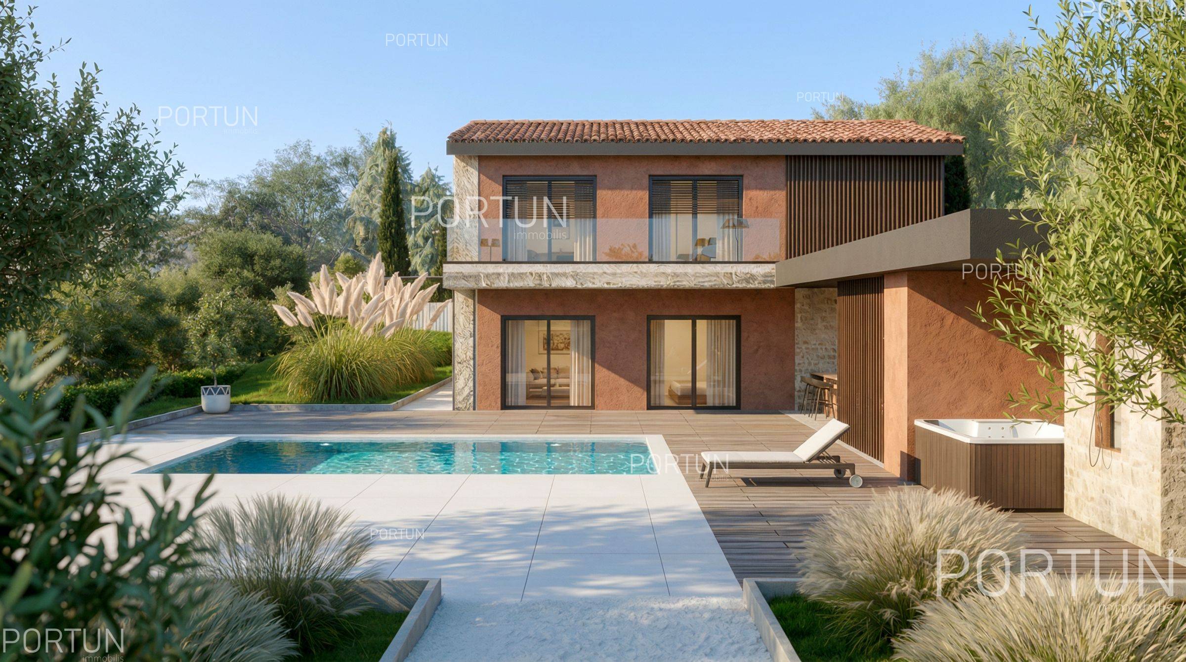 Well planned 2 bedroom house on a hill near Motovun 20928 01