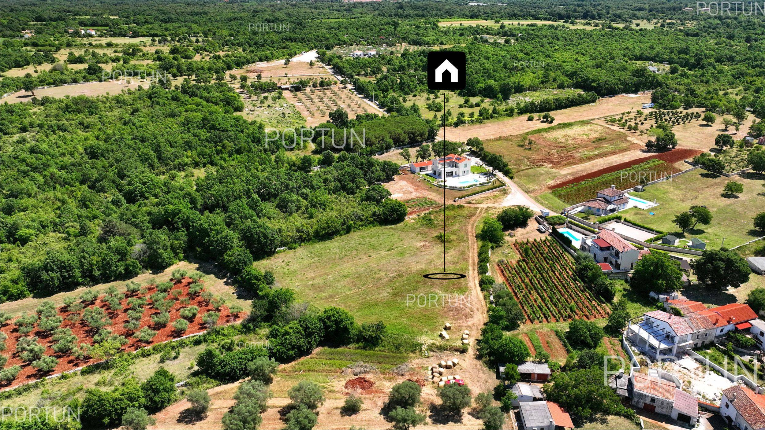 Zemljište na prodaju Svetvinčenat - 40529 - 02